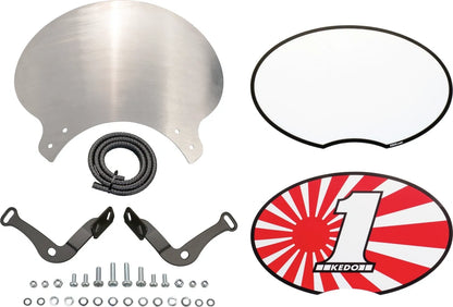 Aluminum Starting Number Plate - Handmade - 'Six Days' - XT500