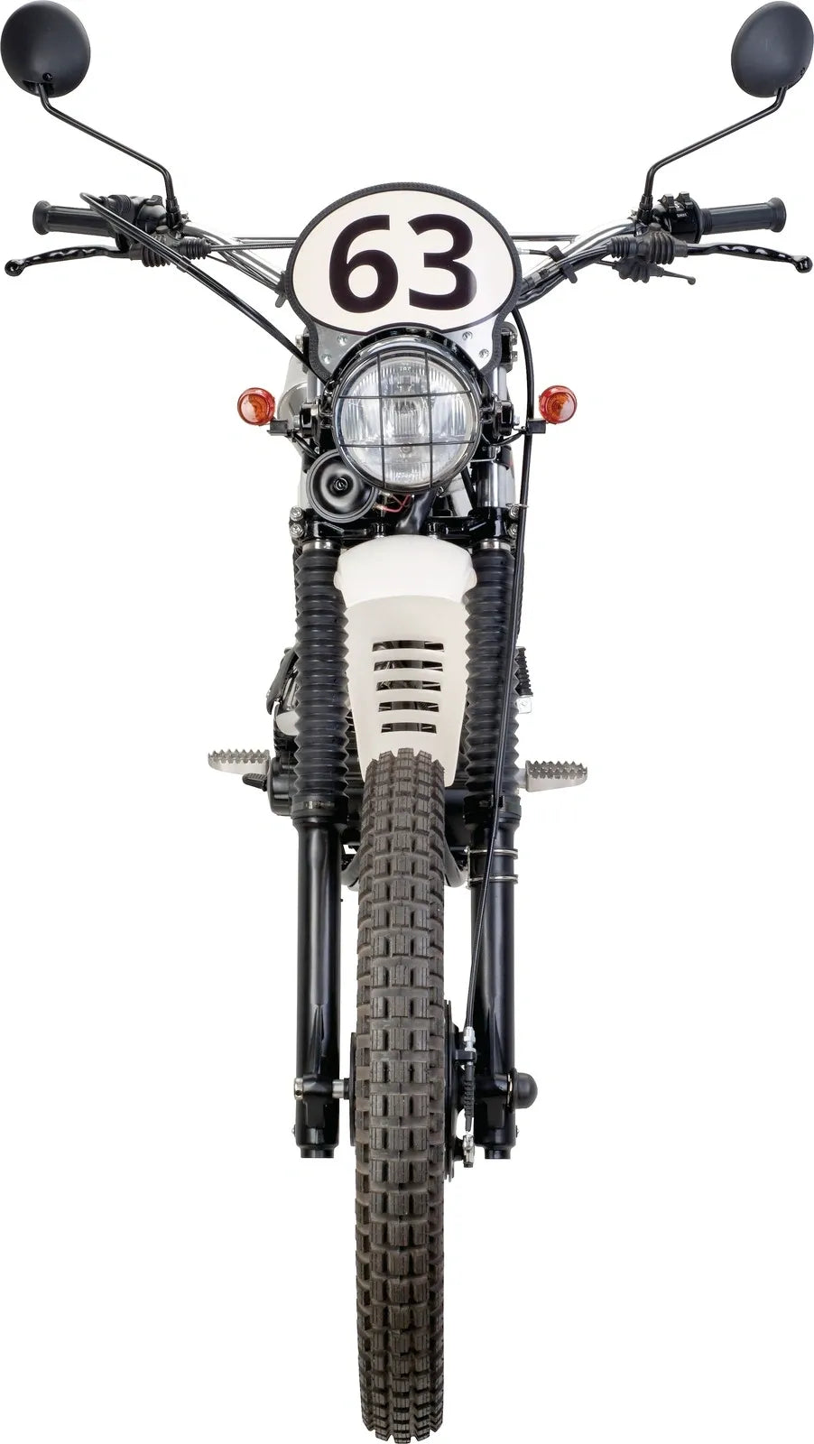 Aluminum Starting Number Plate - Handmade - 'Six Days' - XT500