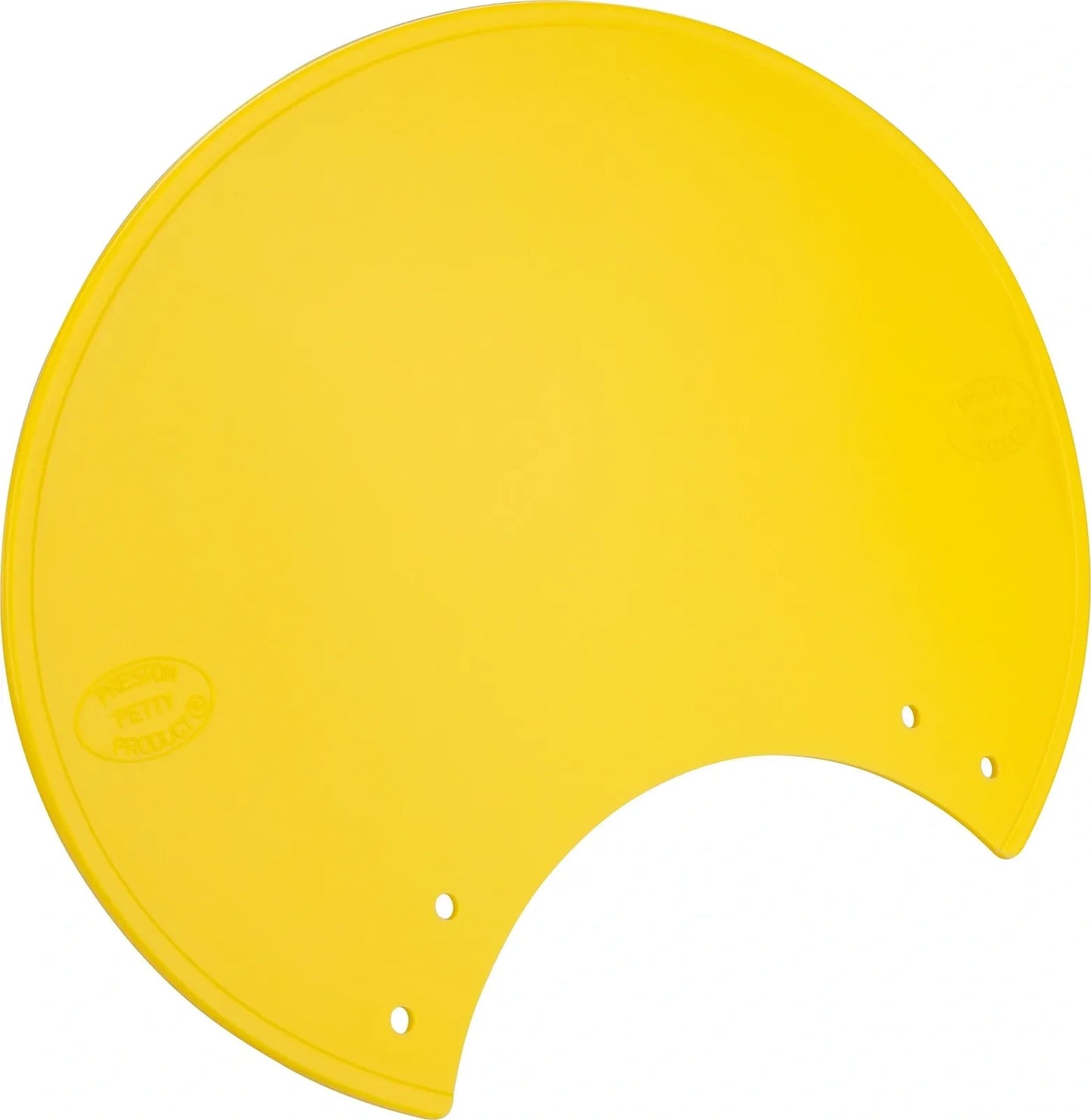 Preston Petty Plastic Number Plate - Spare - Yellow - 'Six Days' - XT500