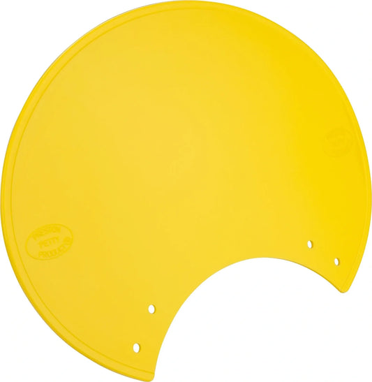 Preston Petty Plastic Number Plate - Spare - Yellow - 'Six Days' - XT500