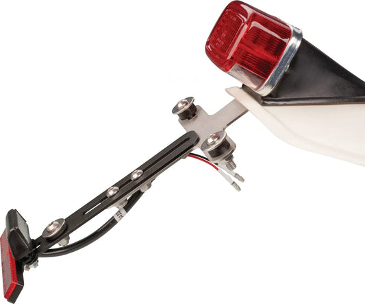 License Plate Light with Reflector - Extension Set for License Plate Bracket - SR500 SR400 Universal
