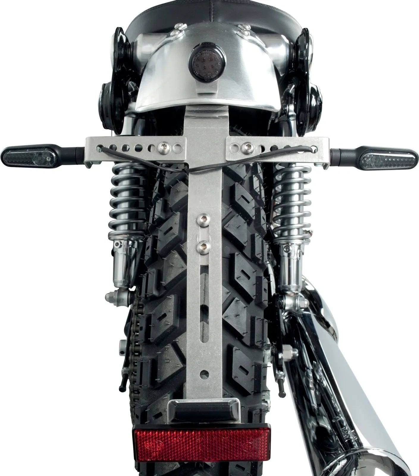 License Plate Bracket - 'GibbonSlap'-Style - Stainless - SR500 SR400