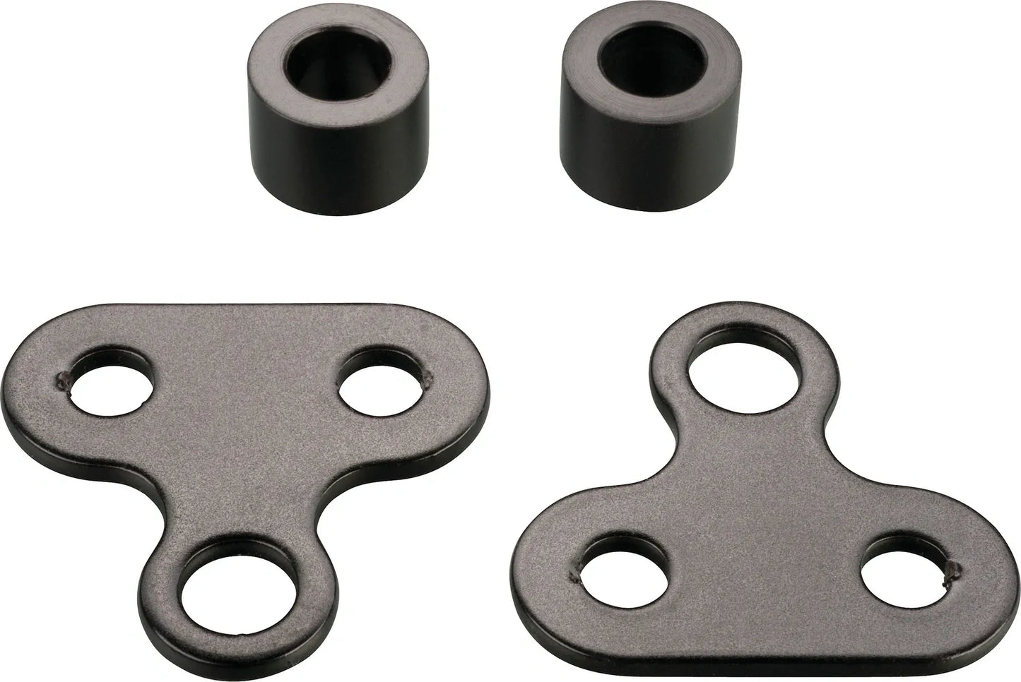 Turn Signal Indicator - Adapter Brackets - Black Coated Stainless Steel - 8mm Stalk Mount - TT500