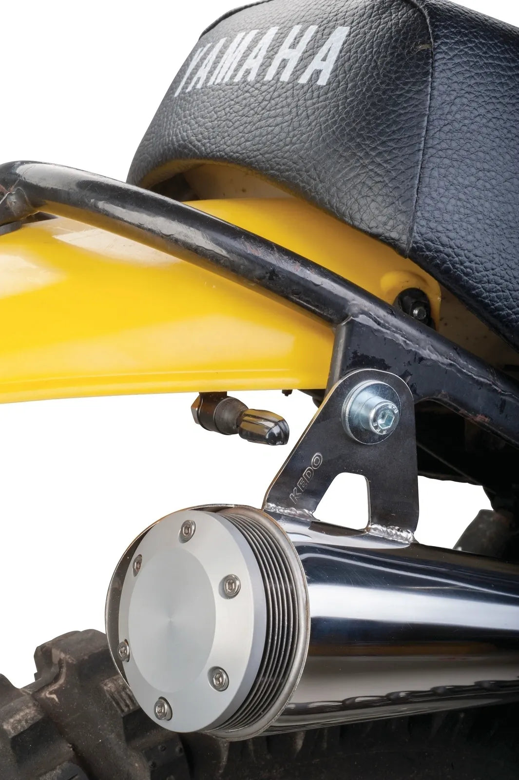 Turn Signal Indicator - Adapter Brackets - Black Coated Stainless Steel - 8mm Stalk Mount - TT500