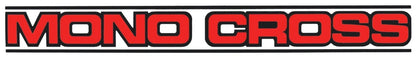 Decal 'MONO CROSS' Red - for Swingarm - 216 x 25 mm - Universal YAMAHA: TT350 XT350 TT600 XT600