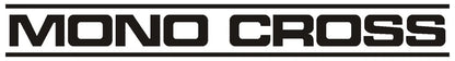 Decal 'MONO CROSS' Black - for Swingarm - 216 x 25 mm - Universal YAMAHA: TT350 XT350 TT600 XT600