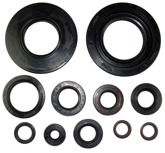 Engine Shaft Seals - Complete 11 pcs Kit - XT500 TT500