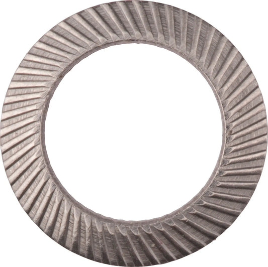M8 Double-Sided U8 Safety Grip Washer - Stainless Steel - Universal