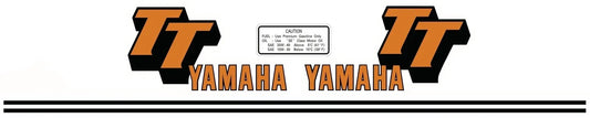 Fuel Tank Decal Set - 1979 - Orange - TT500