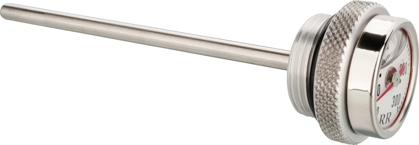 RR Oil Dipstick Thermometer - White with Black Lettering - XT500 TT500 SR500 Various YAMAHA BMW F650