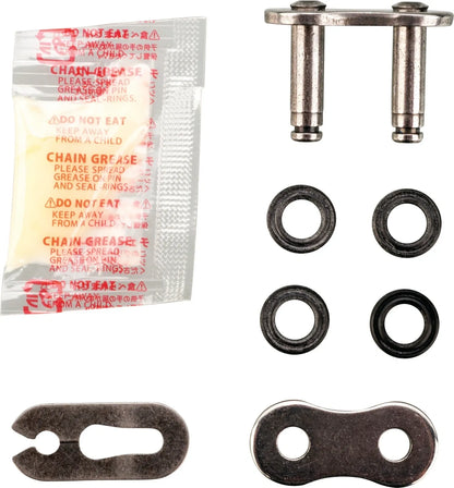 DID X-Ring Chain - 520VX3 - Master Clip Link - GRAY- XT500 TT500 Universal