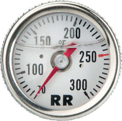 RR Oil Dipstick Thermometer - White with Black Lettering - MT-07 XSR700 Ténéré700 (XTZ690)