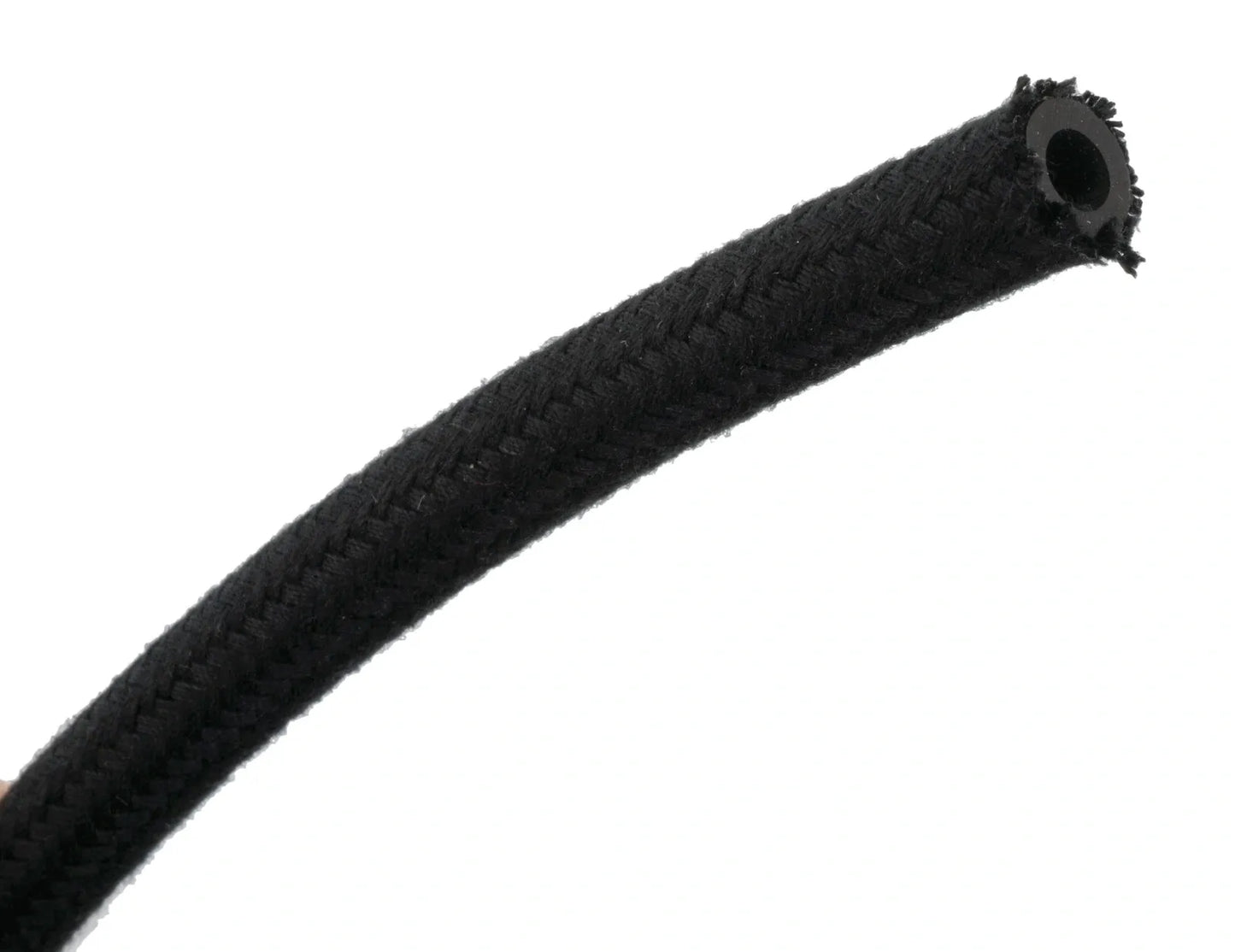 Fuel Line/Hose - Textile Outer - 6mm I.D. / 11mm O.D. - Black - Universal