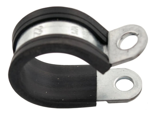 Hose Clamp - Rubberized - Zinc Plated - 22 mm - Universal