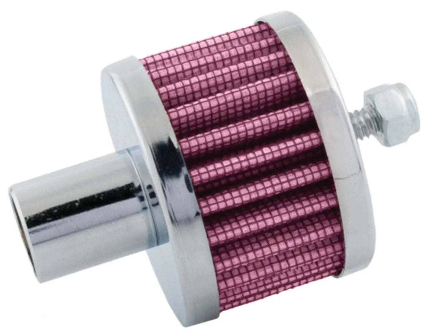 K&N Crankcase Vent Filter - with 19mm Steel Base (fits inside 19mm ID of Hose) - XT500 TT500 SR500 Universal
