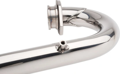 Replica Header Pipe - 35mm - Stainless Steel Brushed Finish - XT500 TT500