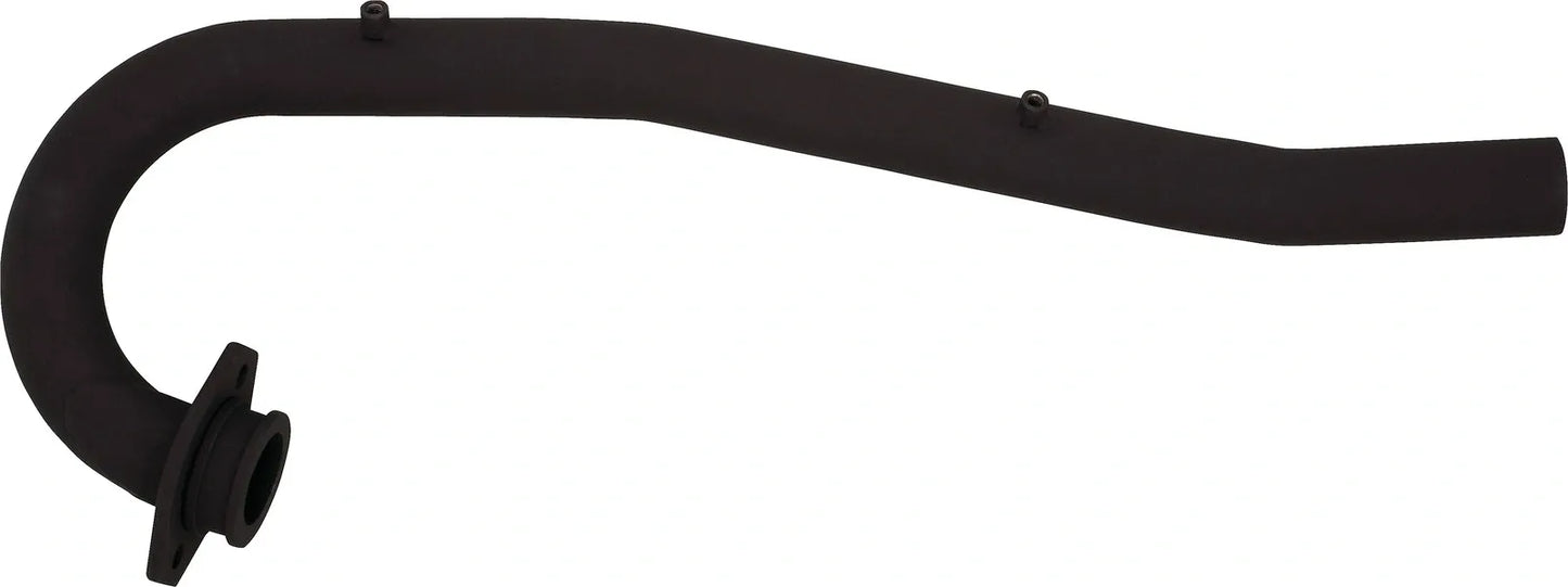 Replica Header Pipe - Stainless Steel - Black High-temp Coating - XT500 TT500