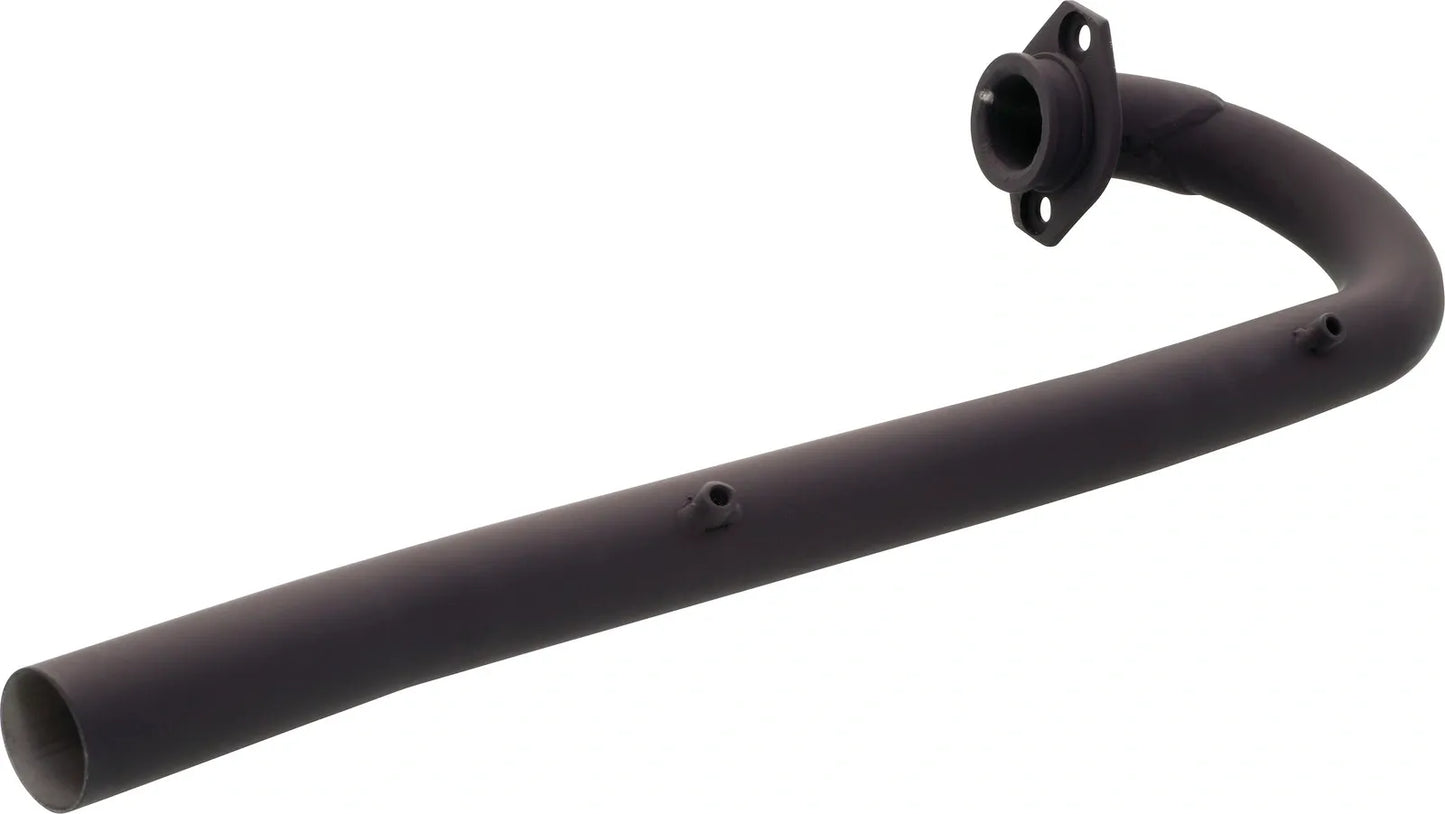 Replica Header Pipe - Stainless Steel - Black High-temp Coating - XT500 TT500