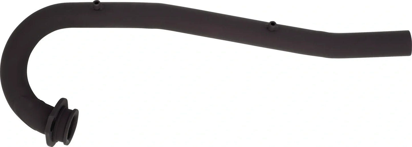 Replica Header Pipe - Stainless Steel - Black High-temp Coating - XT500 TT500