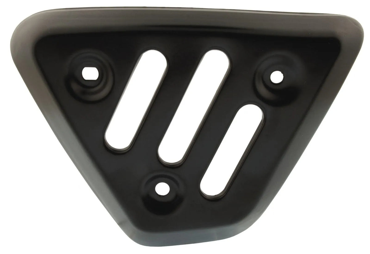Replica Heat Shield - for Expansion Chamber/'Flame Box' - Stainless Steel Black-coated - XT500