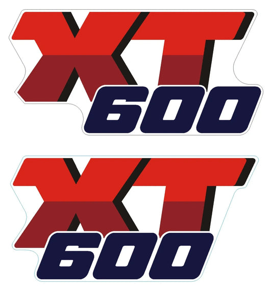 Fuel Tank Decal Set - Red/Blue - 2 Pieces LH/RH - XT600