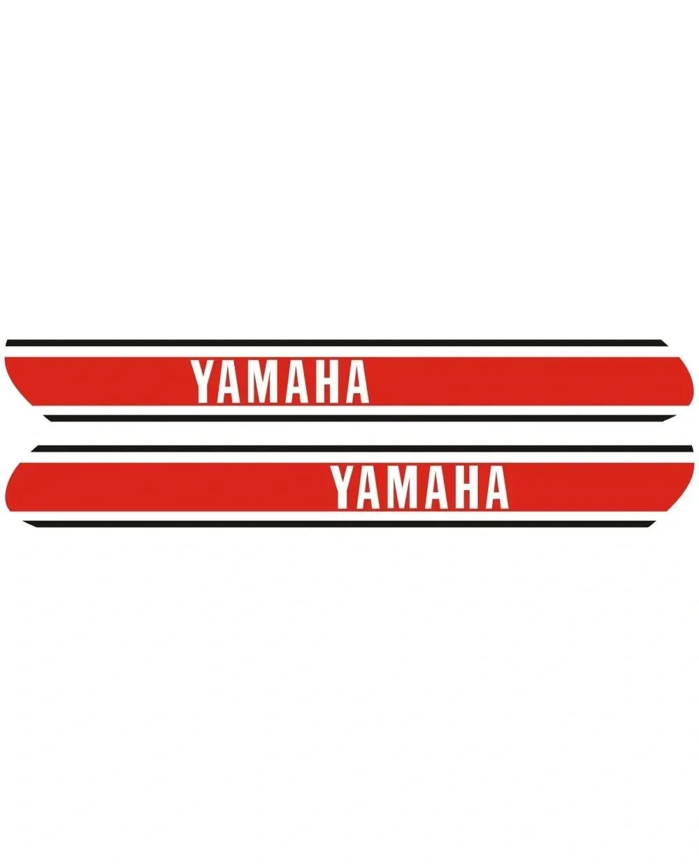 Fuel Tank Decal Set - Red/Black, 1 Pair LH/RH - HL500