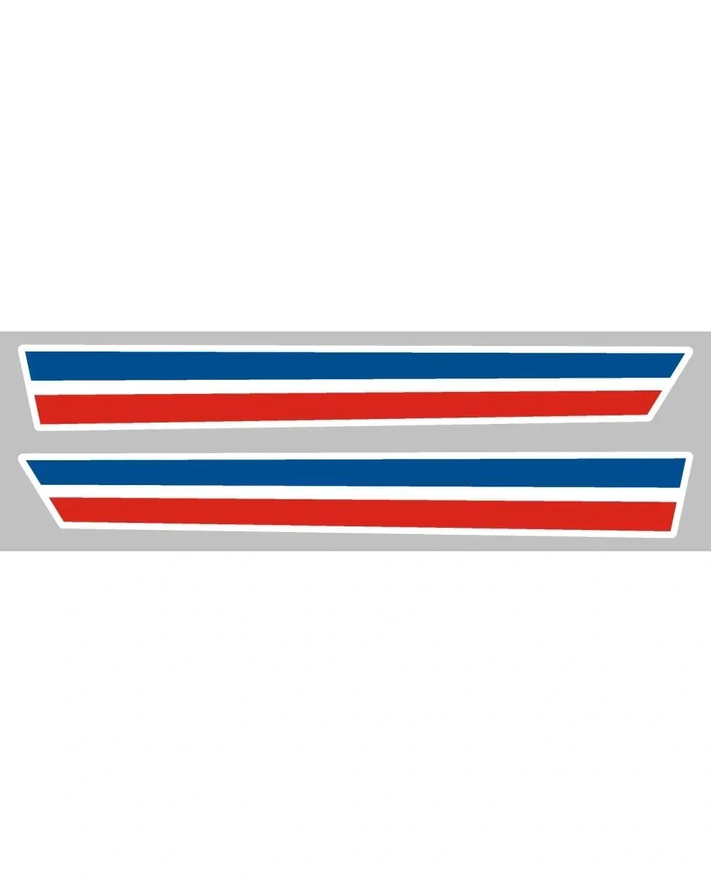 *NEW ITEM* Side Cover Decals, 1 pair LH/RH - Blue/White/Red - XT600Z