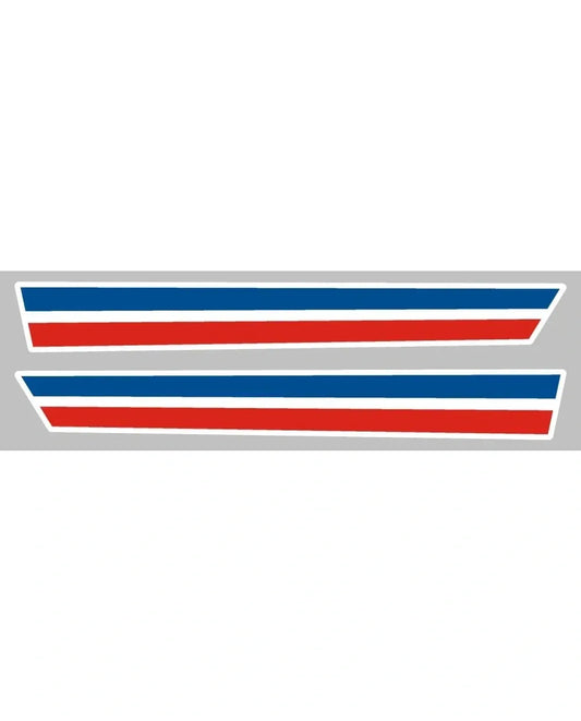 *NEW ITEM* Side Cover Decals, 1 pair LH/RH - Blue/White/Red - XT600Z