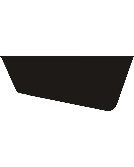 Side Cover Decal - 'Black Corner' - for Right Side Cover - XT600Z '86-'87