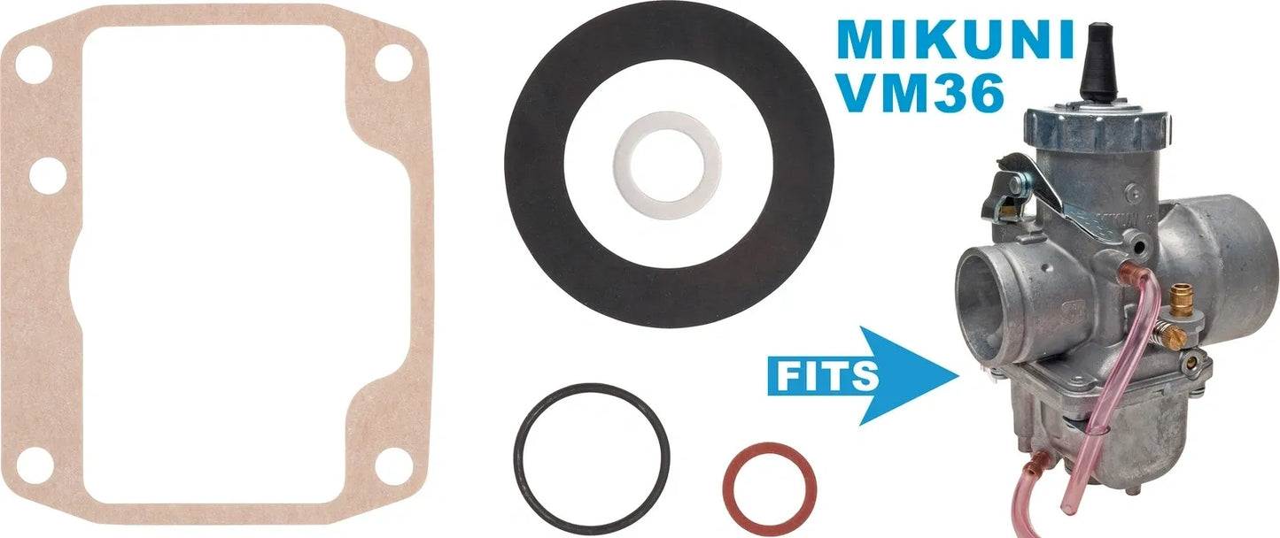 Carburetor Gasket Set - 5 pieces - Mikuni VM36-4