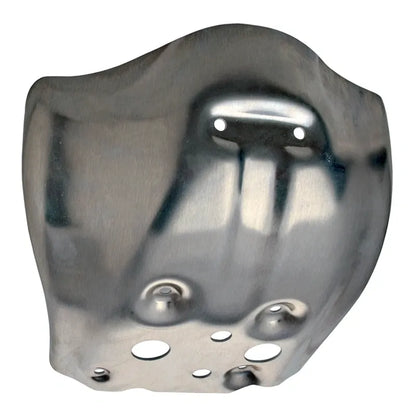 Aluminum Engine Guard/Skid Plate - Polished - 3mm Thick - XT500 TT500