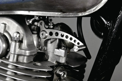 Two Hands Motorcycles/KEDO - Decompression Lever - 'Drilled' - Stainless Steel - SR400 SR500 TT500 XT500