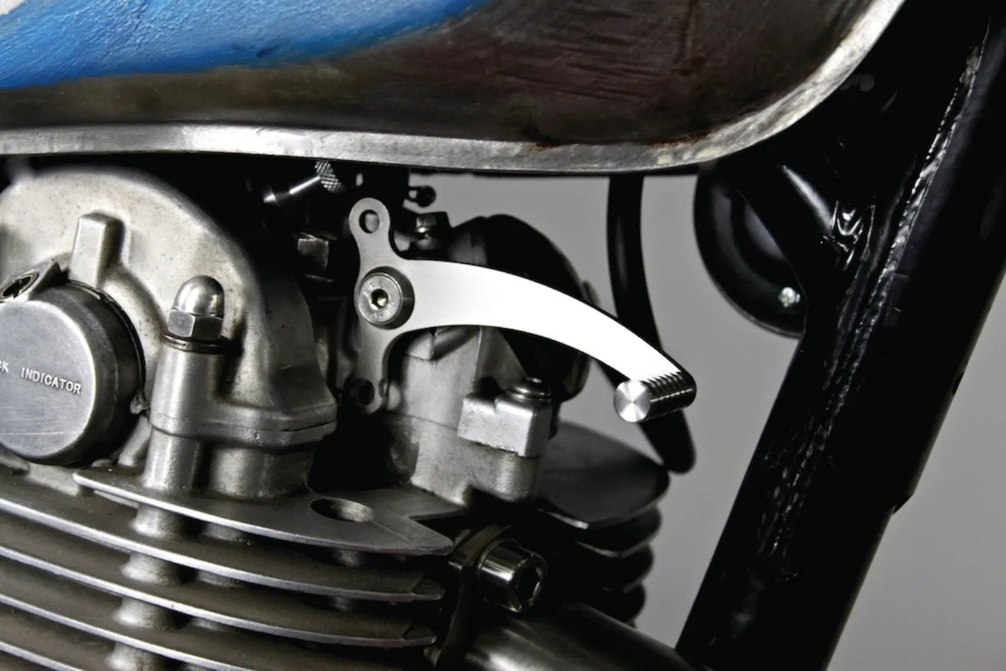 Two Hands Motorcycles/KEDO - Decompression Lever 'Pur' - Stainless Steel - SR400 SR500 TT500 XT500
