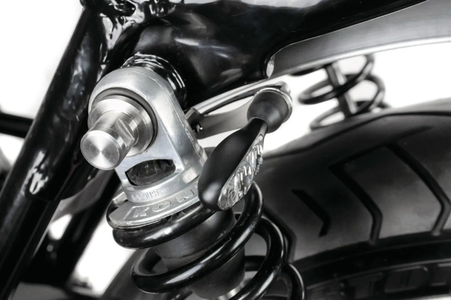 Rear Turn Signal Bracket - for 10 mm Indicator Stalks - Stainless Steel - Universal YAMAHA SR400 SR500 XS650 XT500 TT500