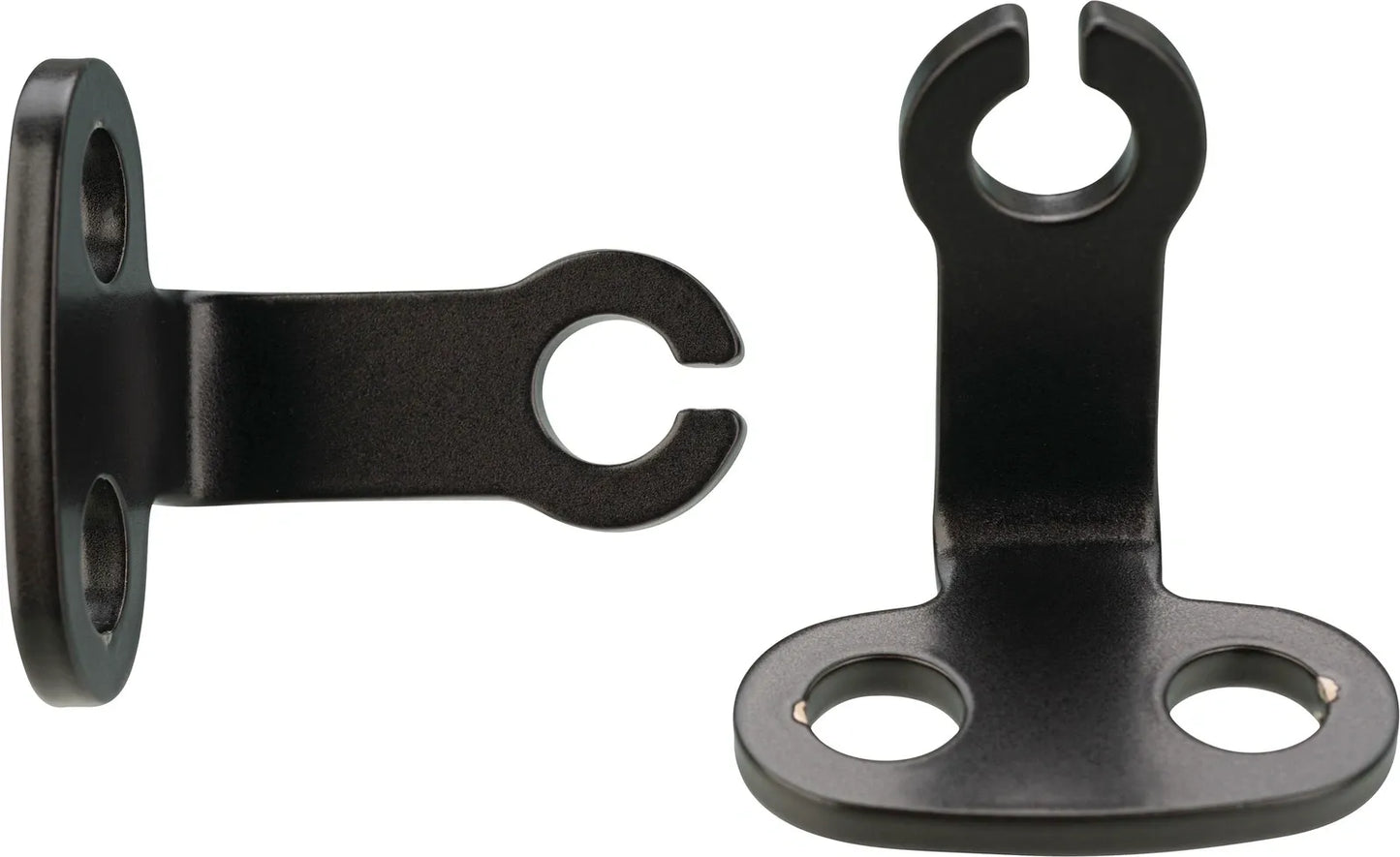 Front Turn Signal/Indicator Brackets - Stainless Steel Black Coated RH/LH Set - XT500