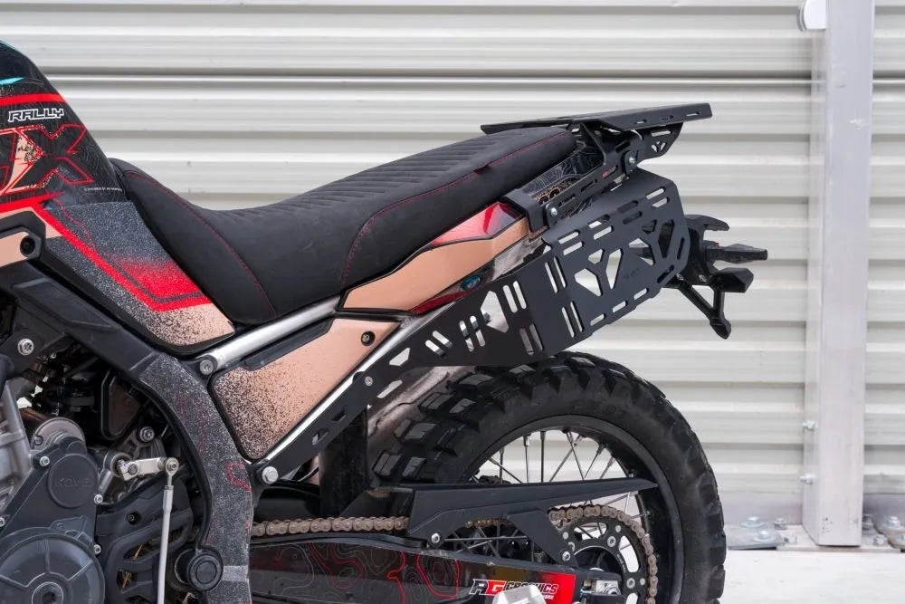 Yakk EXP - Rear/Top Rack for Soft Luggage - Black - KOVE 800X Rally (24-26)