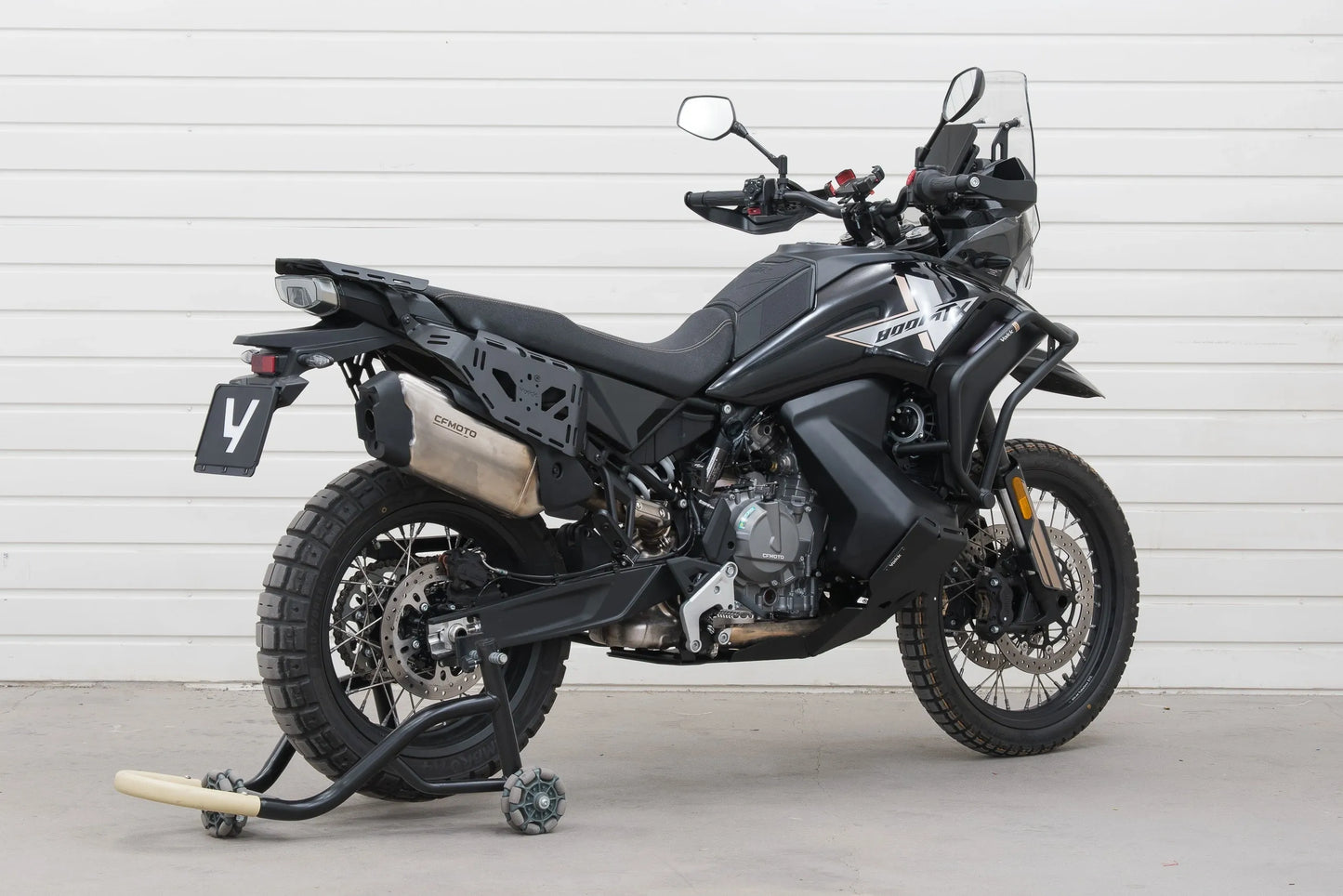 Yakk EXP - Rear/Top Rack for Soft Luggage - Black - CF MOTO 800 MT-X (25-26)