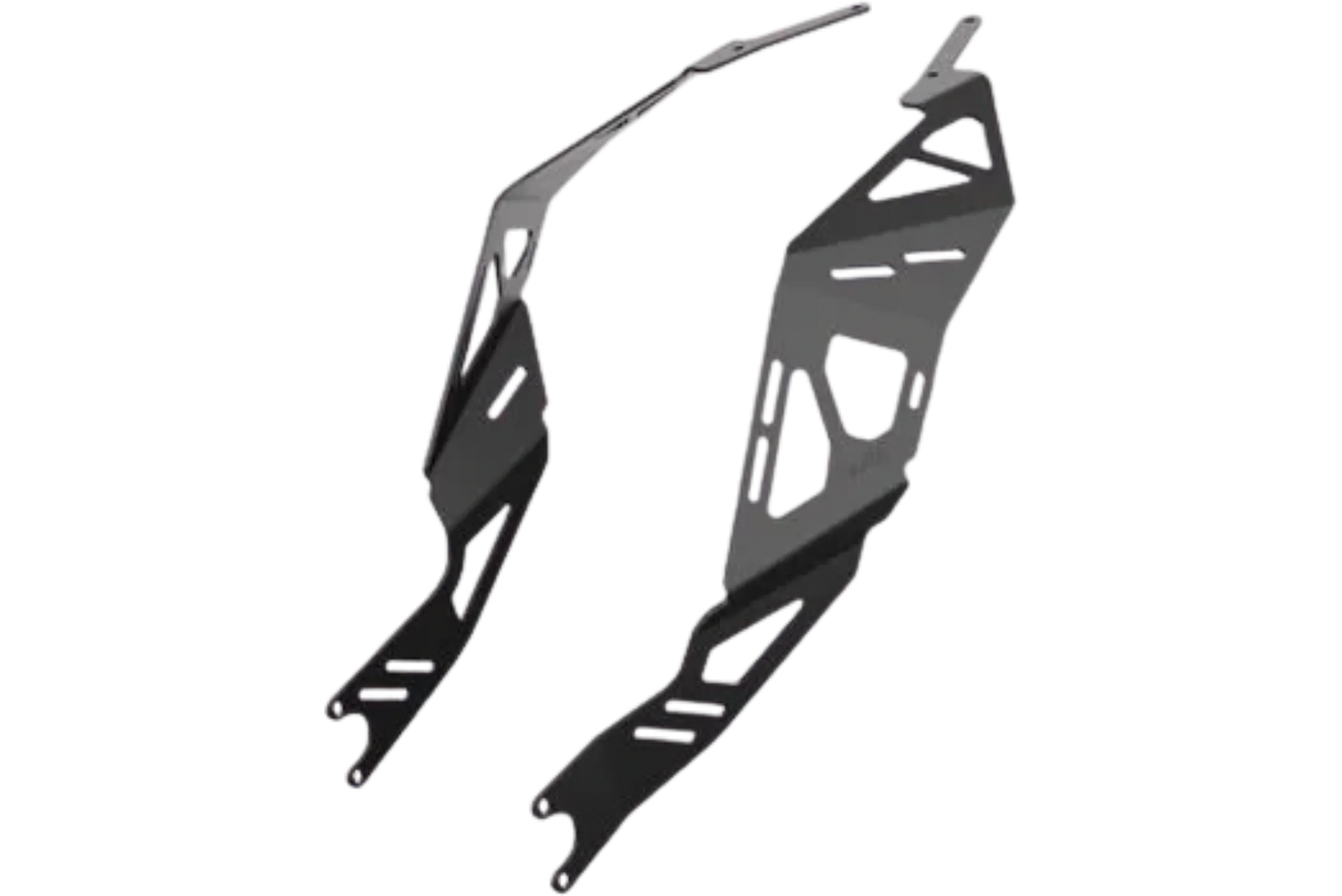 Yakk EXP - Side Pannier Luggage Rack - Black-coated Aluminum - Husqvarna 701 Enduro/Supermoto (16-25)