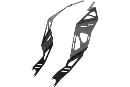 Yakk EXP - Side Pannier Luggage Rack - Black-coated Aluminum - Husqvarna 701 Enduro/Supermoto (16-25)