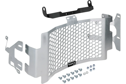 Yakk EXP - Radiator Guard - Satin Natural Aluminum - Husqvarna 701 Enduro/Supermoto (16-25)