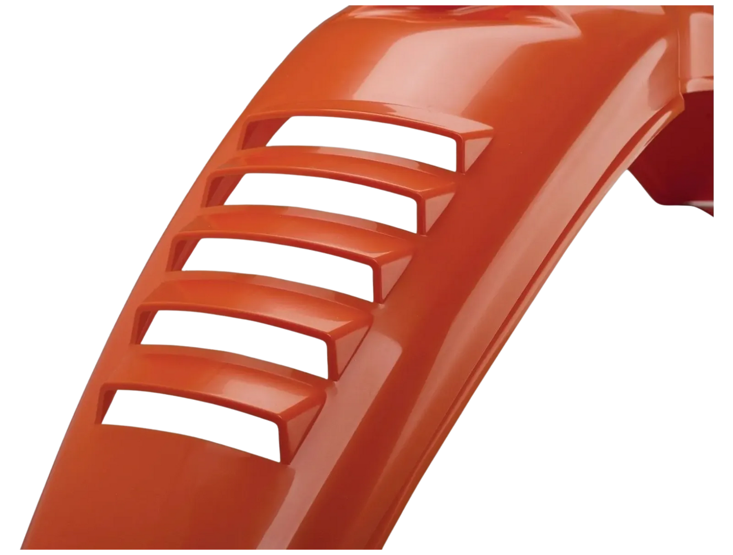 Replica El Toro Orange Front Fender with Venting Slots - XT500 TT500
