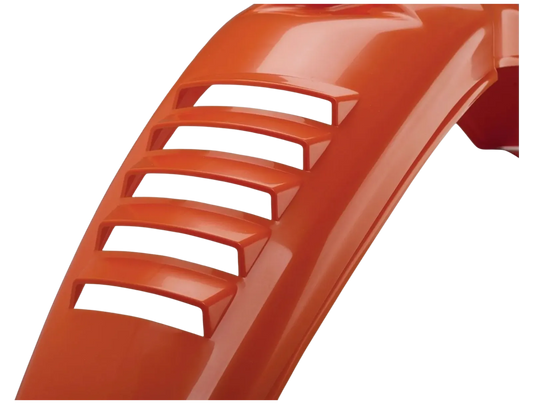 Replica El Toro Orange Front Fender with Venting Slots - XT500 TT500