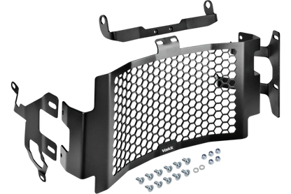 Yakk EXP - Radiator Guard - Black coated Aluminum - Husqvarna 701 Enduro/Supermoto (16-25)