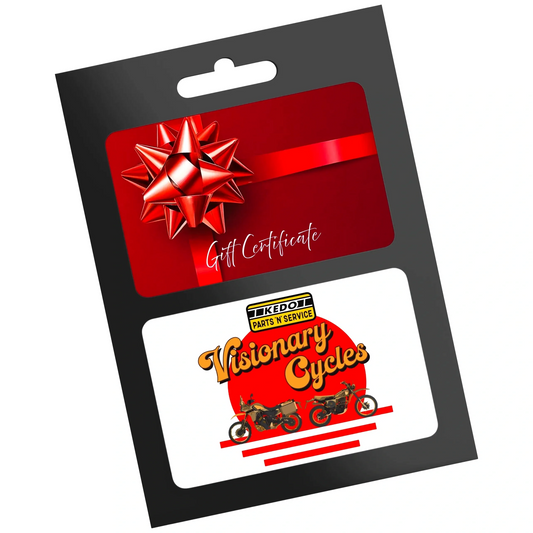 Visionary Cycles | KEDO USA Gift Certificate - Any amount desired available
