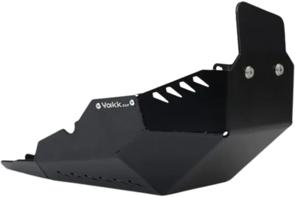Yakk EXP -Skid plate - Satin Black - Aluminum - Husqvarna 701 Supermoto/Enduro (16-25), KTM SMC 690 R (19-25), KTM Enduro 690 R (19-25), Gas Gas 700 ES/SM (22-25)