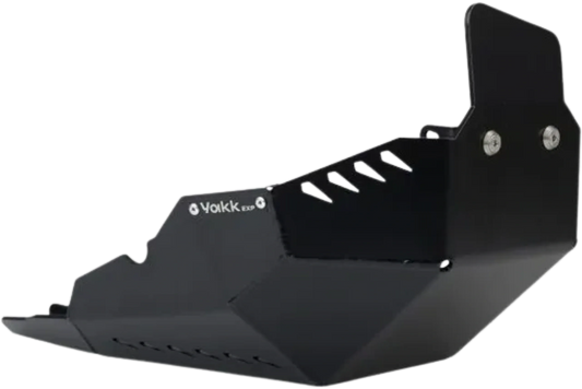 Yakk EXP -Skid plate - Satin Black - Aluminum - Husqvarna 701 Supermoto/Enduro (16-25), KTM SMC 690 R (19-25), KTM Enduro 690 R (19-25), Gas Gas 700 ES/SM (22-25)