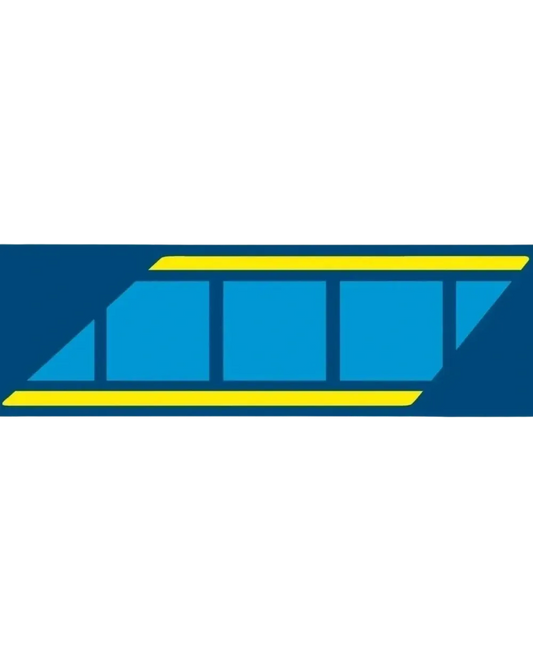 Front Fender Decal, Blue/Yellow - XT600Z Universal