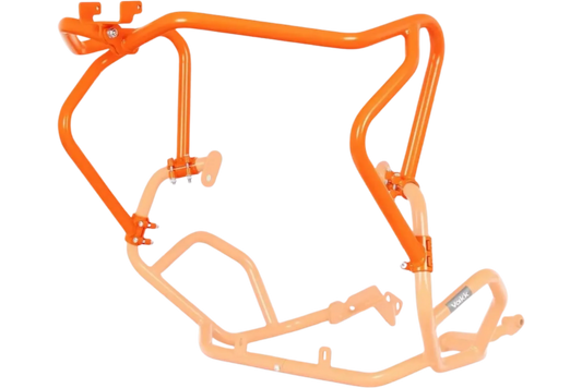 Yakk EXP - Upper Crash Bar - Orange - KTM 790 Adventure (19-22), KTM 890 Adventure (21-22)