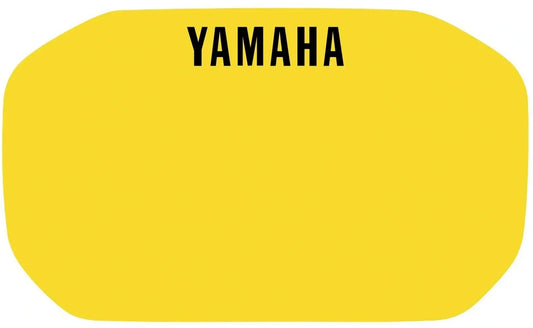 Head Light Fairing Decal - Yellow with Black YAMAHA Logo - HD Quality - XT600 XT600Z