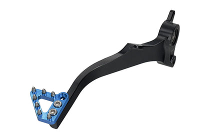HLP MOTO - Rear Brake Lever - CNC Anodized Aluminum - Black/Blue - GASGAS ES700 SM700 Husqvarna Supermoto 701 Enduro 701